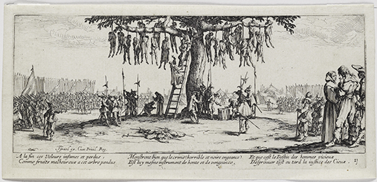 Jacques Callot, Les miseres et les malheurs de la guerre, 1633