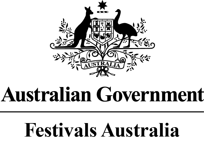 Australian Government Festivals Australia logo