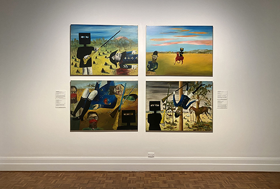 Sidney Nolan's Ned Kelly Series installation image