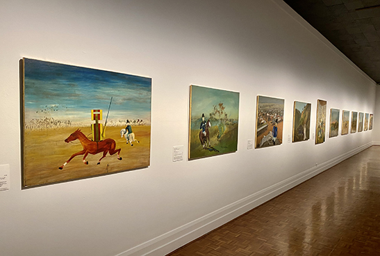 Sidney Nolan's Ned Kelly Series installation image